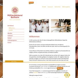 Traditionelle Bäckerei mit handgefertigten Backwaren in Bollen.