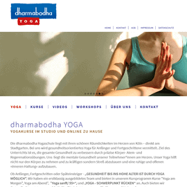 Entspannende Yoga-Übung für innere Ruhe und Balance.